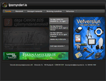 Tablet Screenshot of ljosmyndari.is